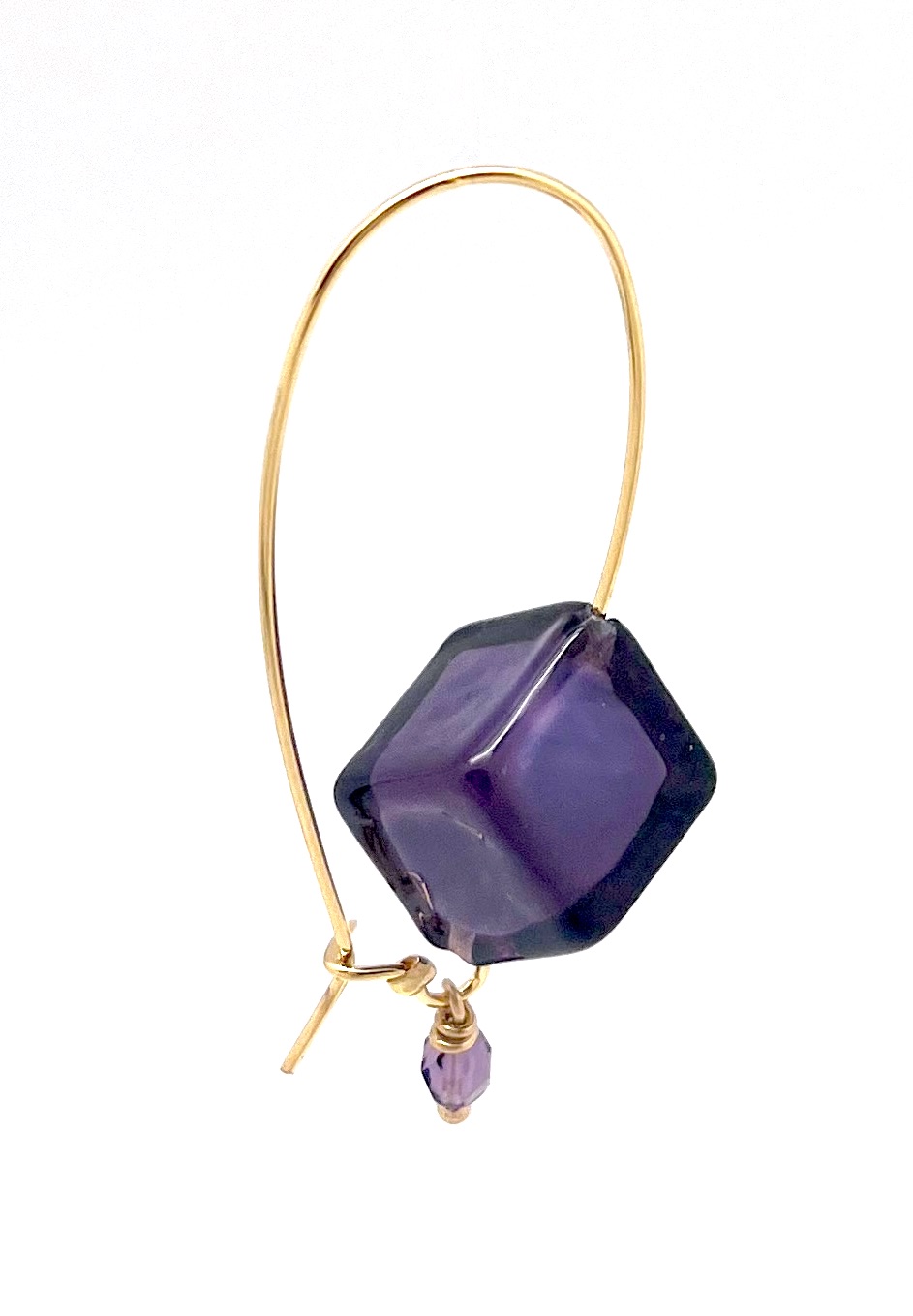 EARRINGS CASANOVA VIOLA SCURO
